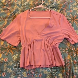 Cute pink top